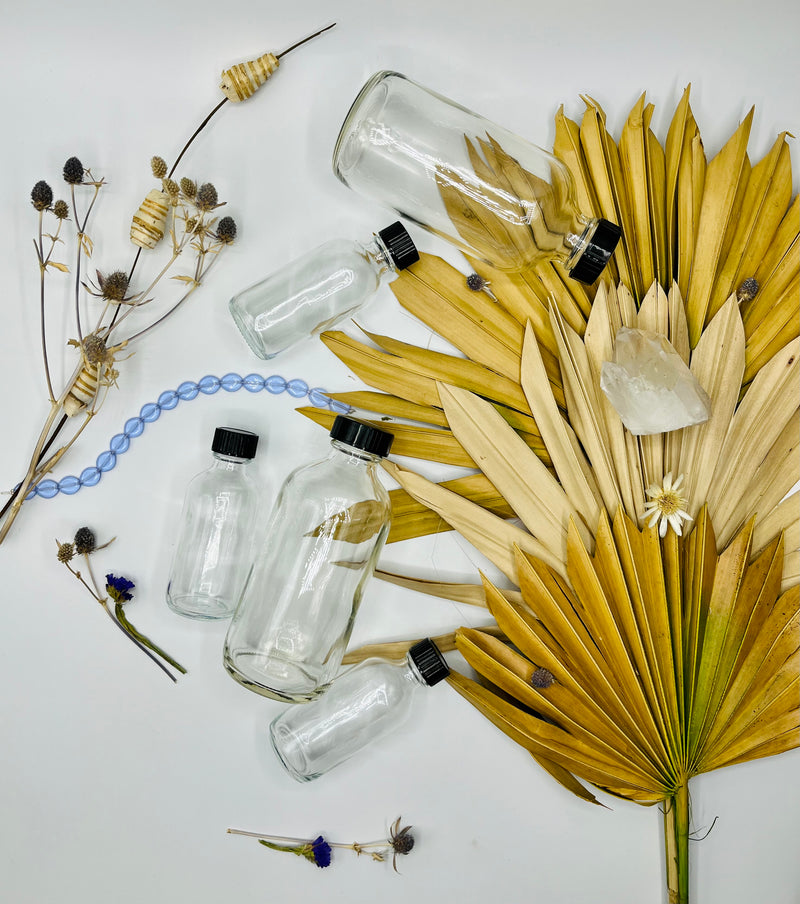 Clear Glass Bottle