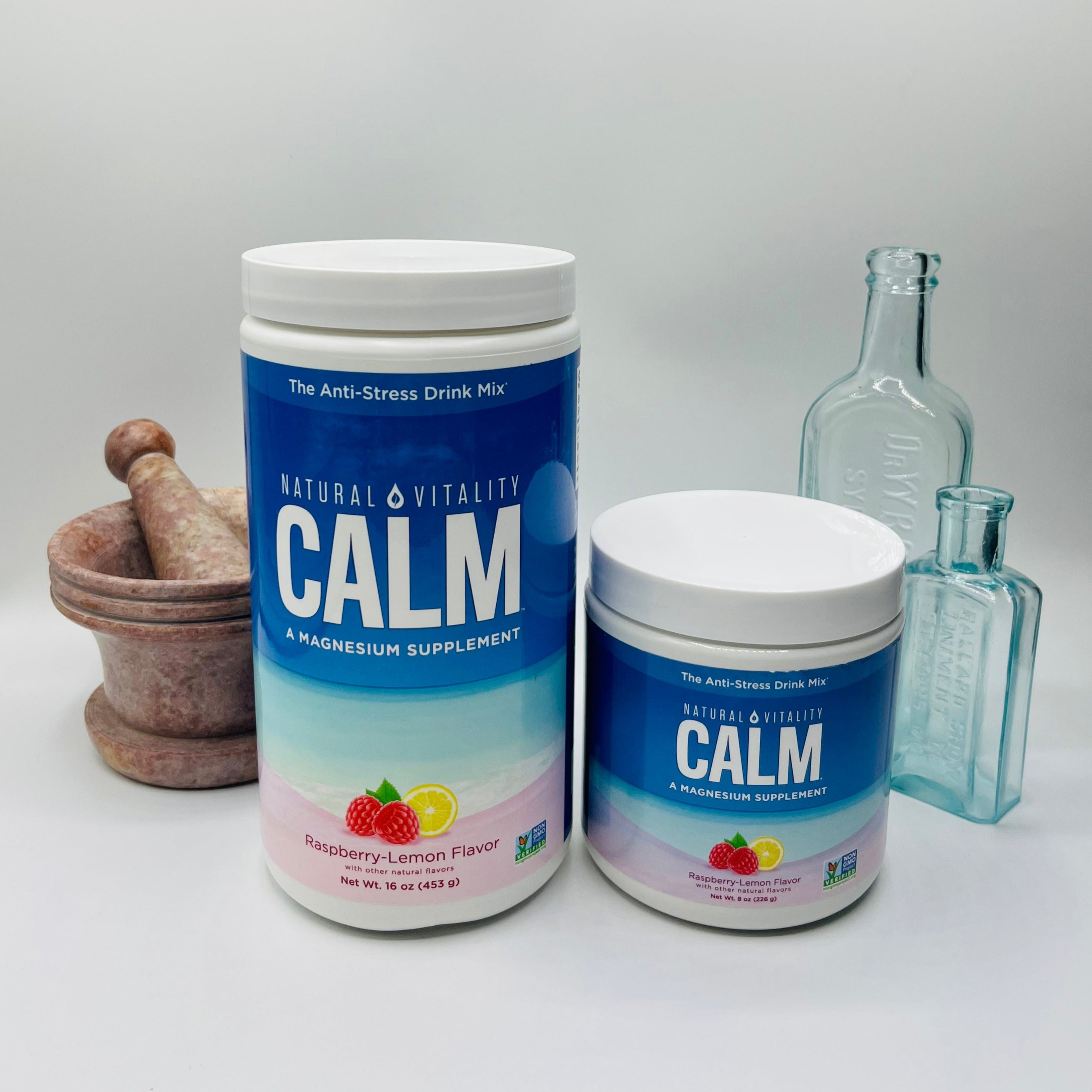 Magnesia Red Raspberry Label CALM Magnesium Powder Raspberry Lemon | Vital Living Herbs And Nutrition